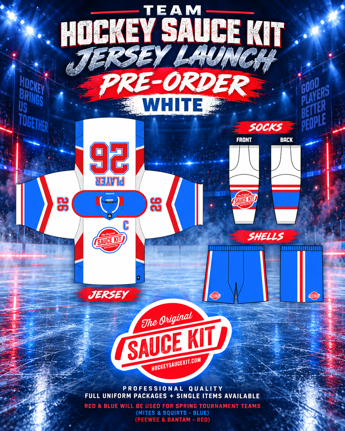 Team Hockey Sauce Kit Jersey & Socks