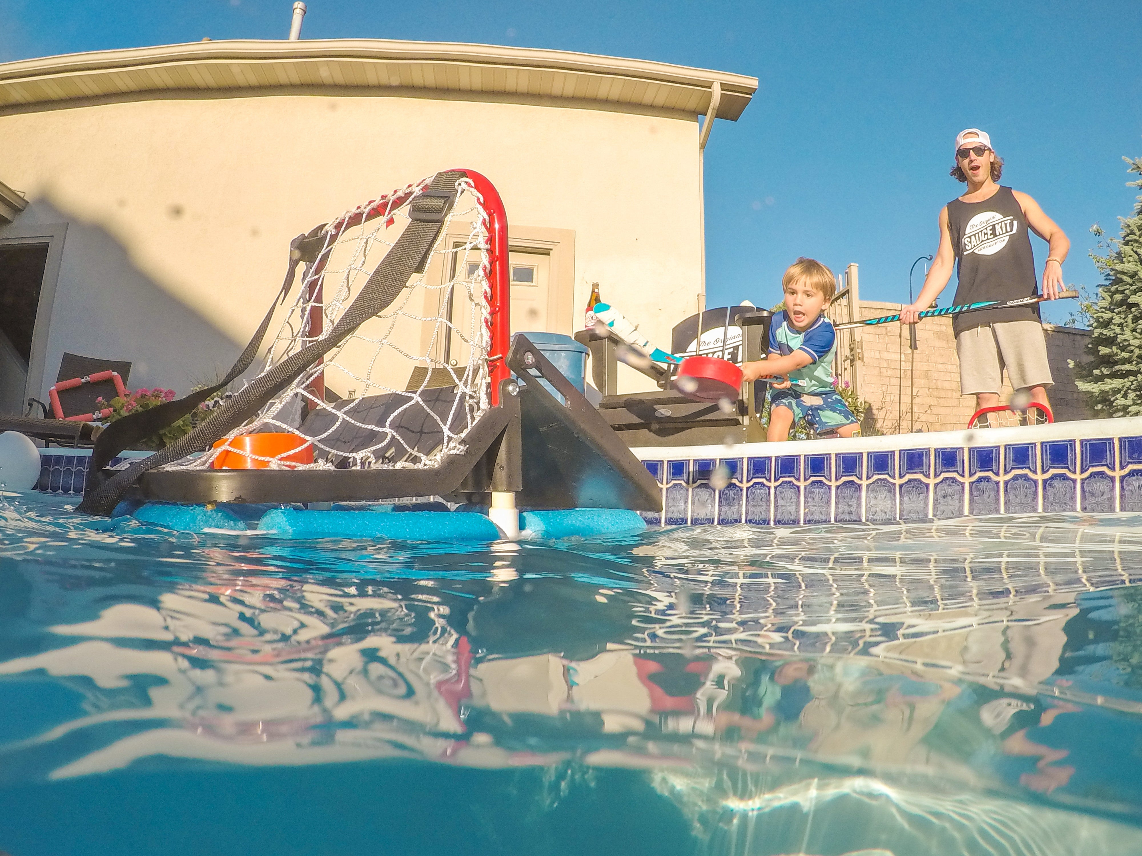 Original Hockey Water Attachment Kit (Attachment + 8 Floating Pucks)