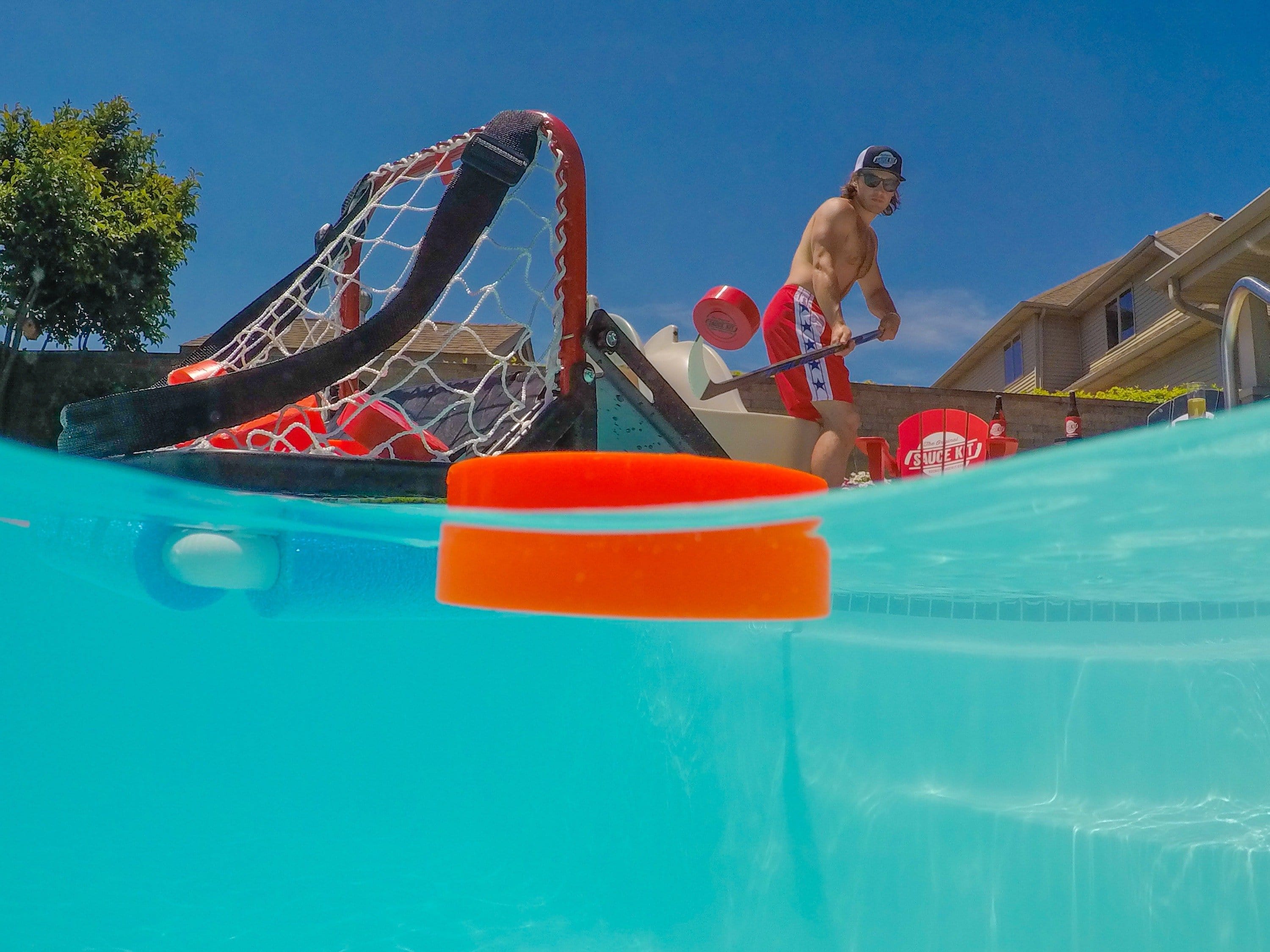 Original Hockey Water Attachment Kit (Attachment + 8 Floating Pucks)