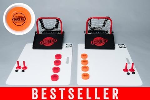 Original Hockey Sauce FULL Kit - Plastic Party Pucks * #1 Best Seller *