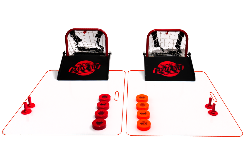 Original Hockey Sauce FULL Kit - Plastic Party Pucks * #1 Best Seller *