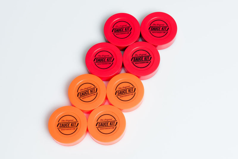 Hockey Sauce Party Plastic Pucks - 4/8/16 Packs