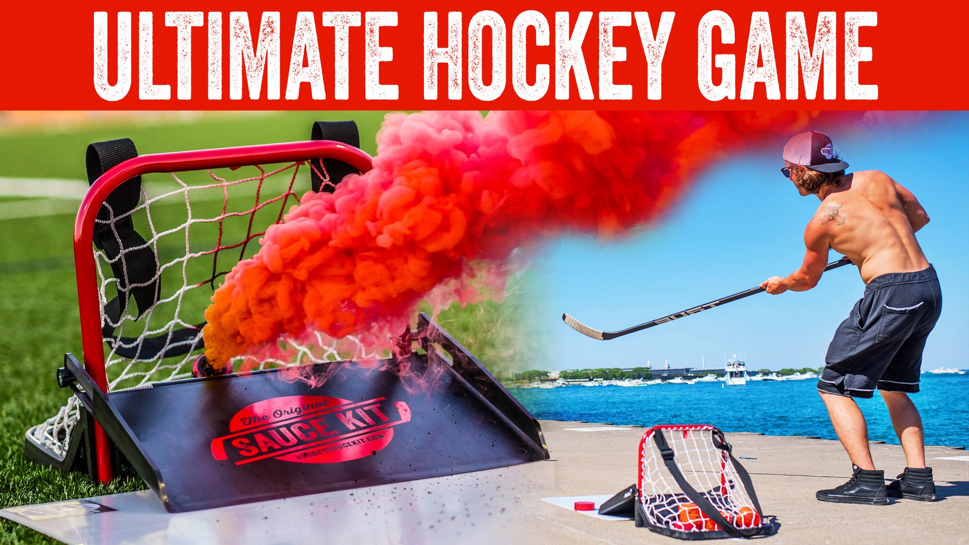 Original Hockey Sauce FULL Kit - Plastic Party Pucks * #1 Best Seller *