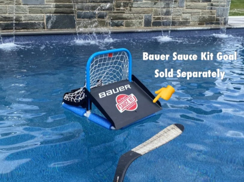 Bauer Water Sauce Kit (Attachment + 8 Floating Pucks) Hockey Sauce Kit